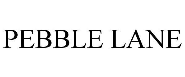 Trademark Logo PEBBLE LANE