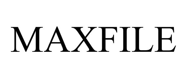 Trademark Logo MAXFILE