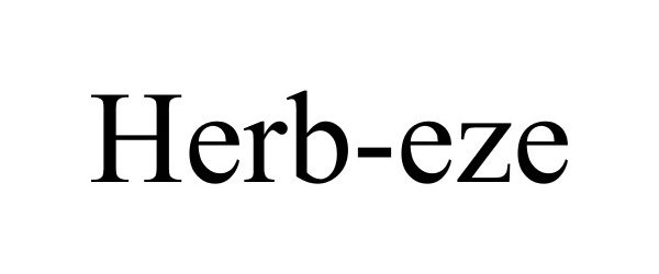 Trademark Logo HERB-EZE