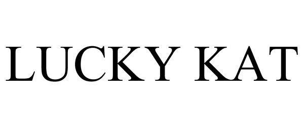 Trademark Logo LUCKY KAT