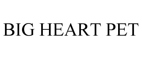 Trademark Logo BIG HEART PET