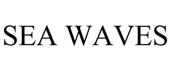 Trademark Logo SEA WAVES