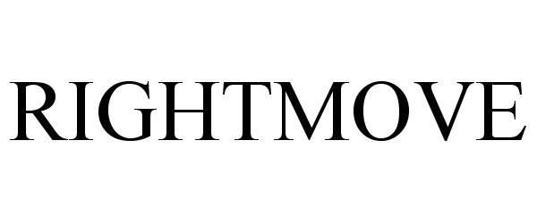Trademark Logo RIGHTMOVE