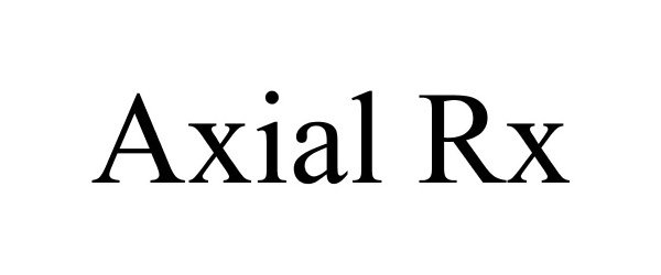 Trademark Logo AXIAL RX