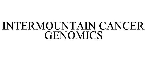  INTERMOUNTAIN CANCER GENOMICS