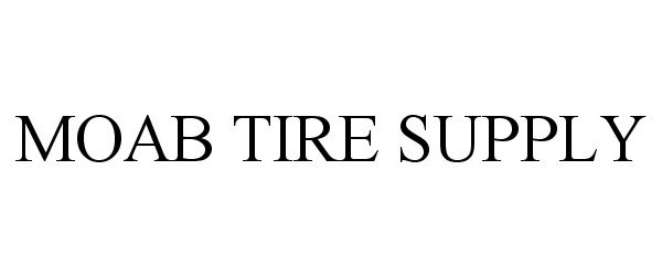  MOAB TIRE SUPPLY