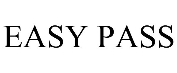 Trademark Logo EASY PASS