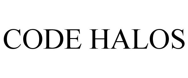 Trademark Logo CODE HALOS