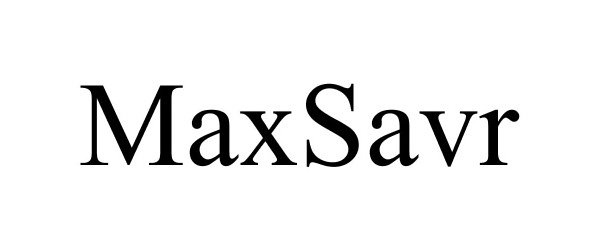 Trademark Logo MAXSAVR