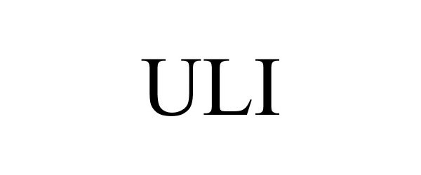 Trademark Logo ULI