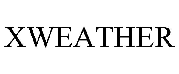 Trademark Logo XWEATHER