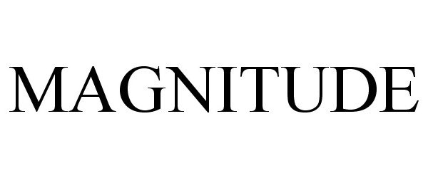 Trademark Logo MAGNITUDE