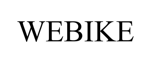 Trademark Logo WEBIKE