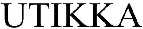 Trademark Logo UTIKKA