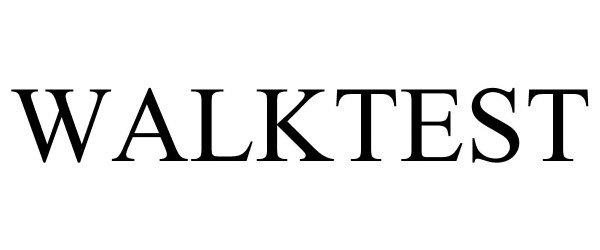 Trademark Logo WALKTEST
