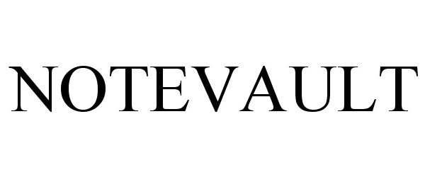Trademark Logo NOTEVAULT