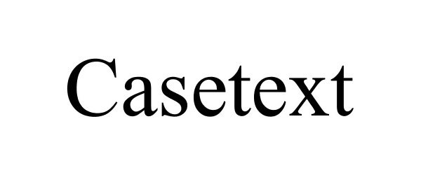 Trademark Logo CASETEXT