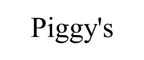 Trademark Logo PIGGY'S