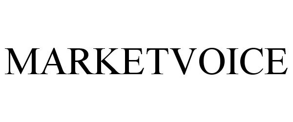 Trademark Logo MARKETVOICE
