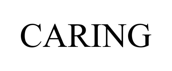 Trademark Logo CARING