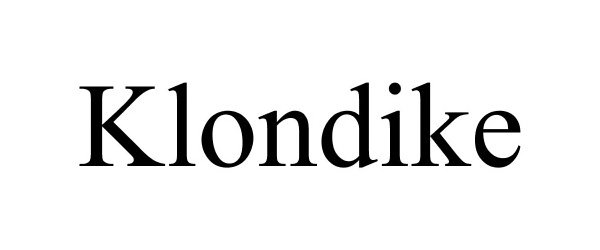 Trademark Logo KLONDIKE