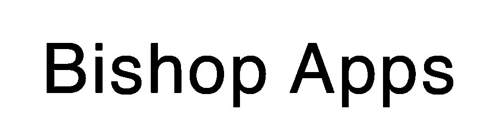 Trademark Logo BISHOP APPS