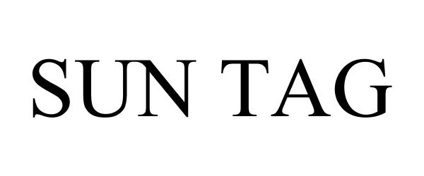 Trademark Logo SUN TAG