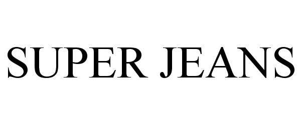 Trademark Logo SUPER JEANS