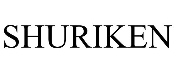 Trademark Logo SHURIKEN