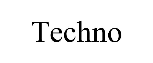 Trademark Logo TECHNO