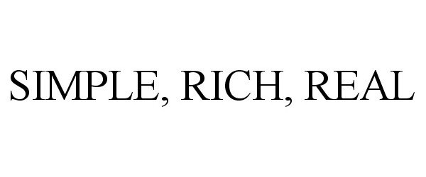  SIMPLE RICH REAL