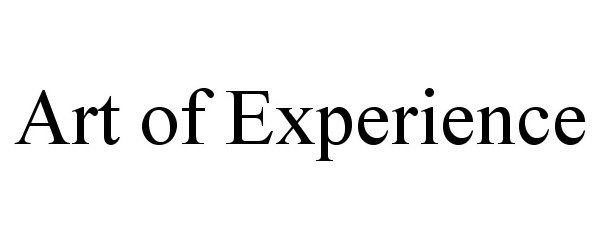  THE ART OF EXPERIENCE