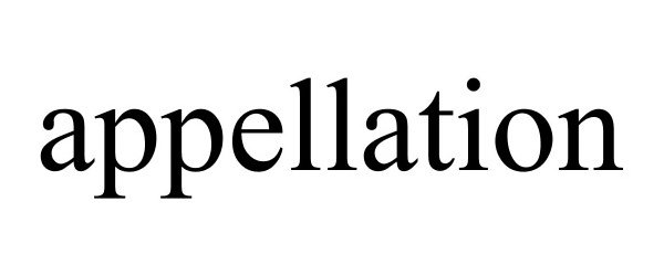 Trademark Logo APPELLATION