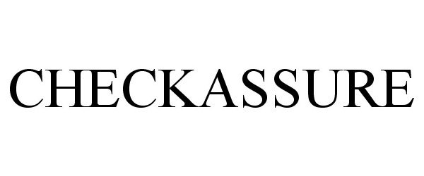 Trademark Logo CHECKASSURE