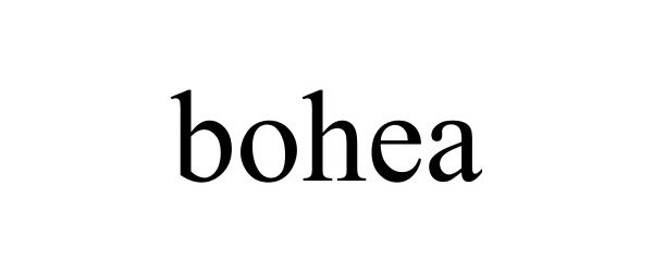 Trademark Logo BOHEA