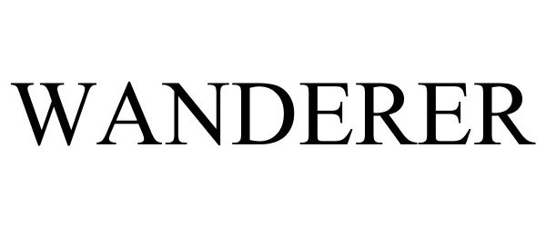 Trademark Logo WANDERER