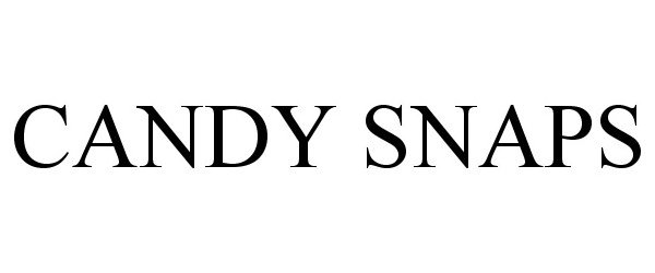 Trademark Logo CANDY SNAPS