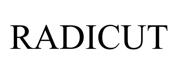 Trademark Logo RADICUT