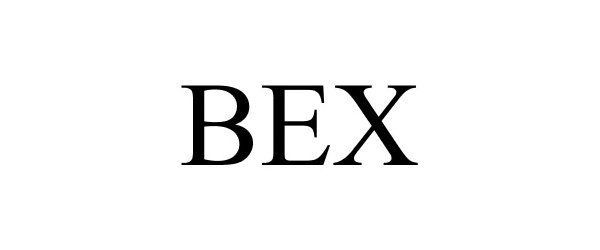 Trademark Logo BEX