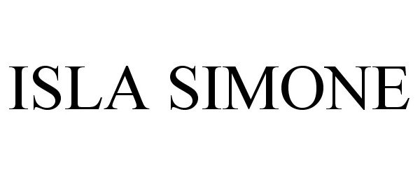 Trademark Logo ISLA SIMONE
