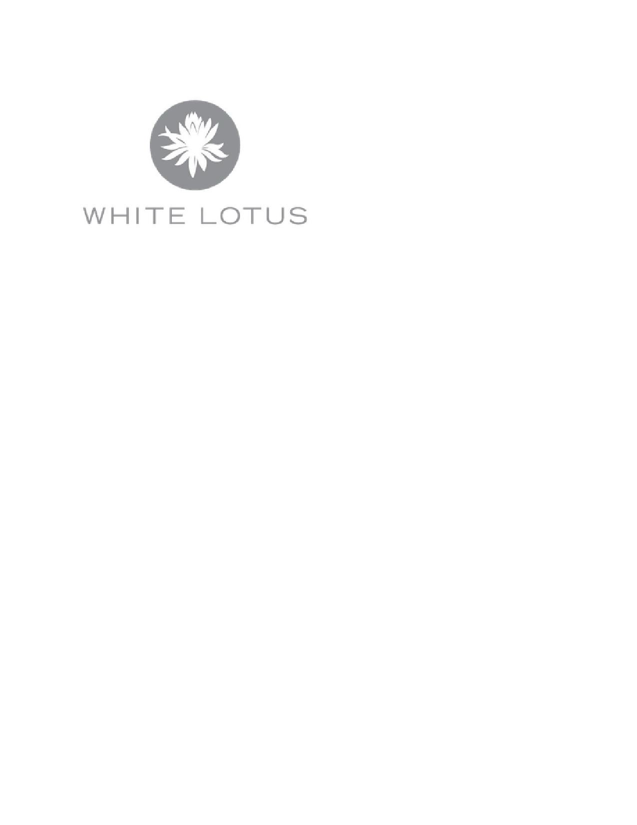 Trademark Logo WHITE LOTUS