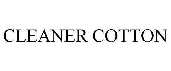 Trademark Logo CLEANER COTTON