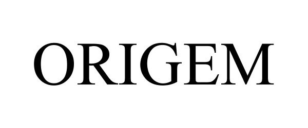 Trademark Logo ORIGEM