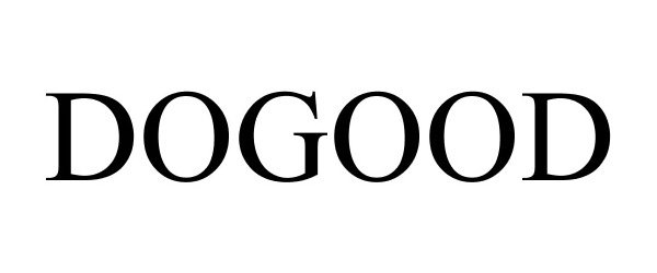 Trademark Logo DOGOOD