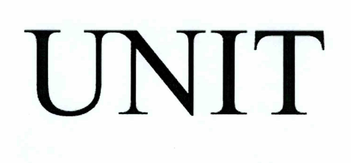 Trademark Logo UNIT