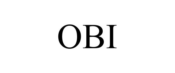 Trademark Logo OBI