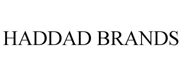 Trademark Logo HADDAD BRANDS