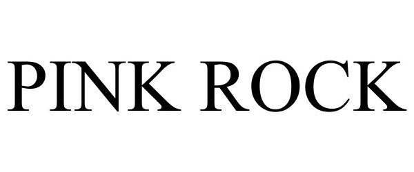 Trademark Logo PINK ROCK