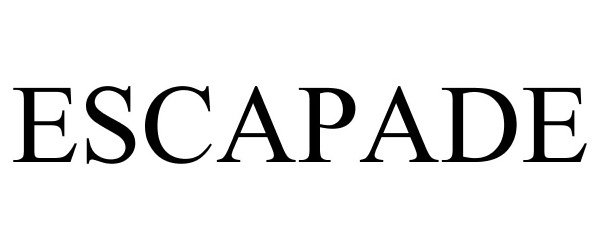 Trademark Logo ESCAPADE