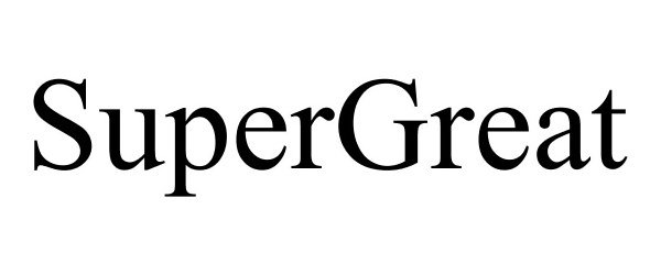 Trademark Logo SUPERGREAT